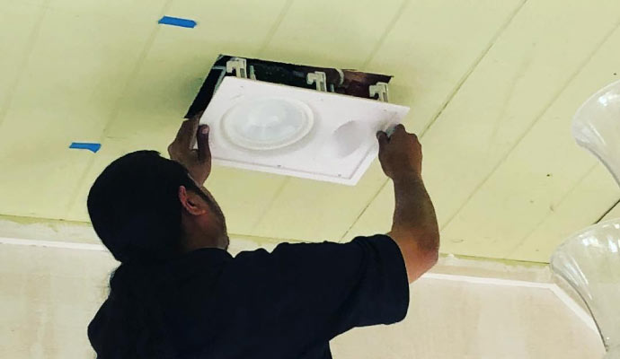 Professional installing music system