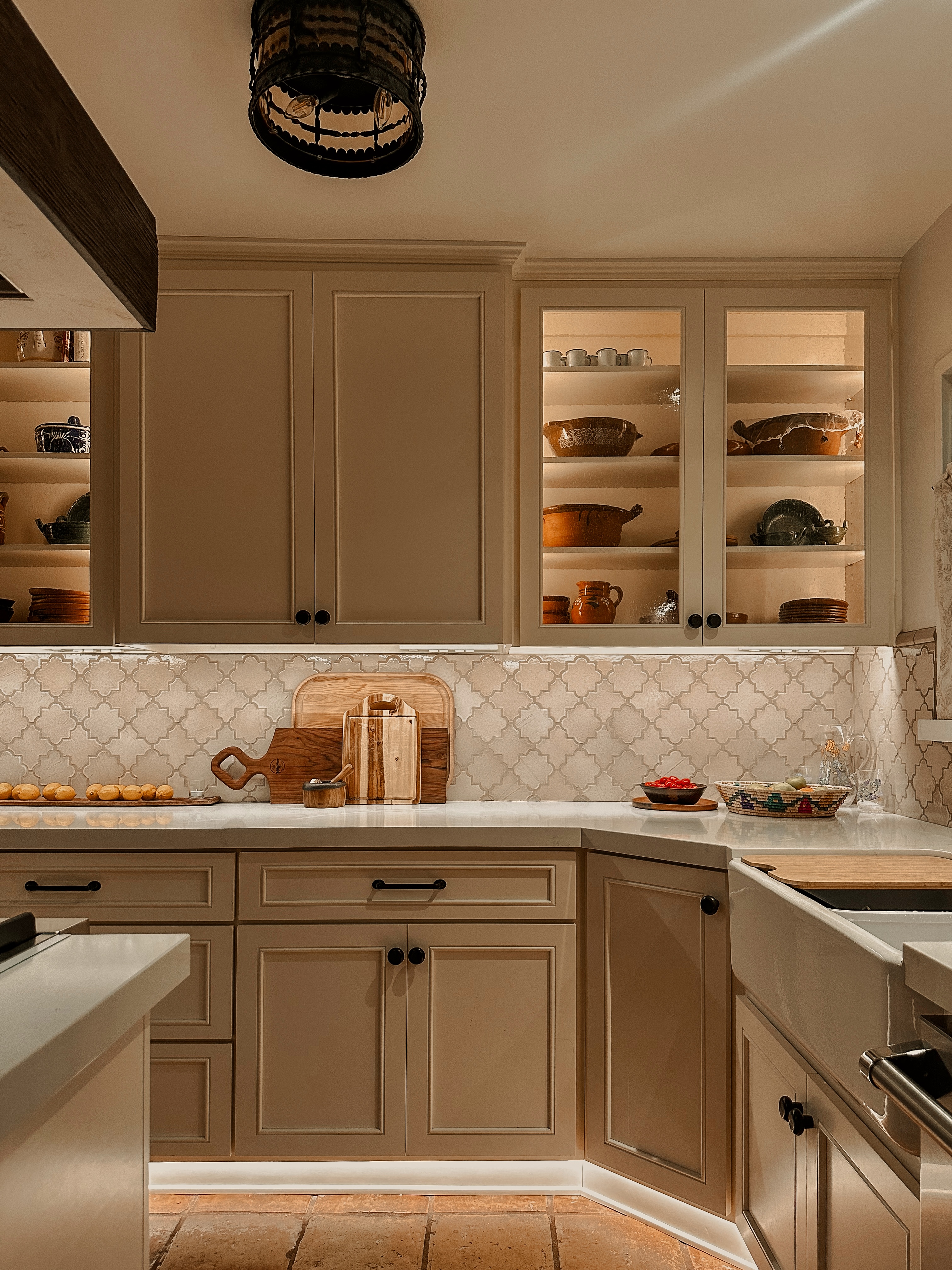 Linear Lighting Installed Throughout the Entire Kitchen