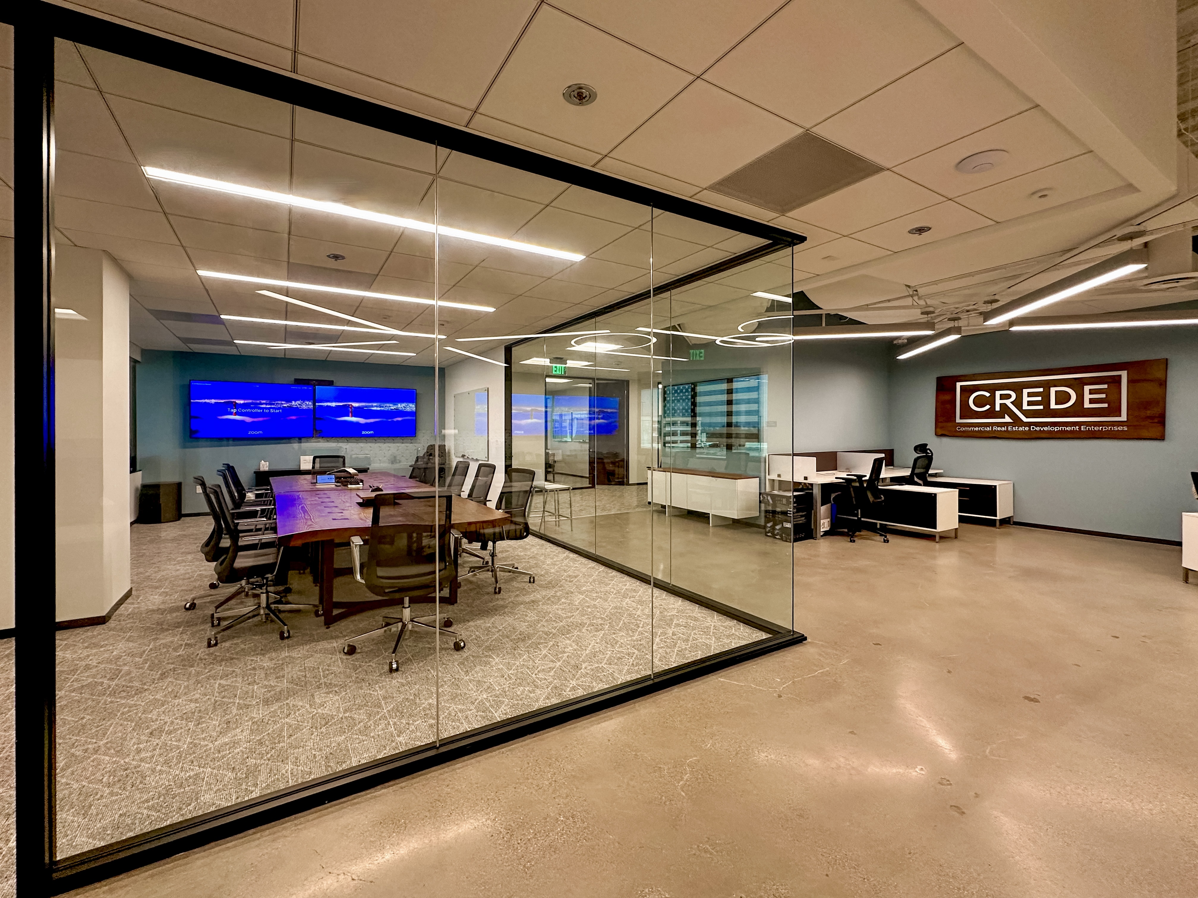 A conference room