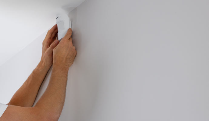 motion detector installation