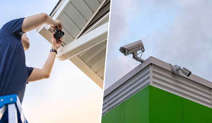 Collage of residential and commercial surveillance