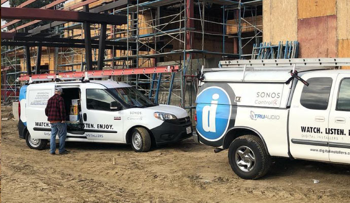 Digital Installers service van