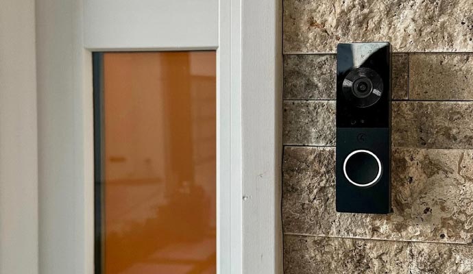 Video doorbell with camera