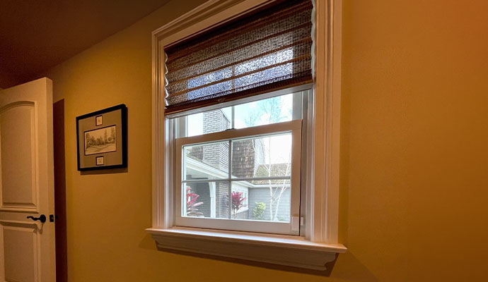Woven wood shades window cover